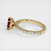 0.76 Ct. Ruby Ring, 18K Yellow Gold 4