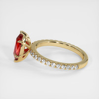 1.50 Ct. Ruby Ring, 18K Yellow Gold 4