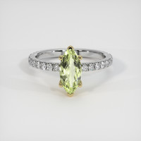 1.09 Ct. Gemstone Ring, 14K Yellow & White 1