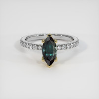 1.16 Ct. Gemstone Ring, 14K Yellow & White 1