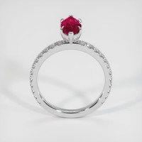 1.14 Ct. Ruby Ring, 14K Yellow & White 3