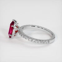 1.14 Ct. Ruby Ring, 14K Yellow & White 4