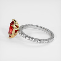 1.50 Ct. Ruby Ring, 14K Yellow & White 4