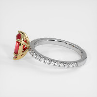 1.31 Ct. Ruby Ring, 14K Yellow & White 4