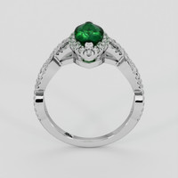 1.19 Ct. Emerald Ring, Platinum 950 3