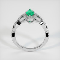 1.01 Ct. Emerald Ring, Platinum 950 3