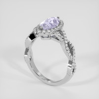 1.76 Ct. Purple Sapphire Ring, Platinum 950 2