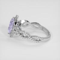 1.76 Ct. Purple Sapphire Ring, Platinum 950 4