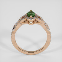 0.75 Ct. Green to Purple Alexandrite Ring, 14K Rose Gold 3