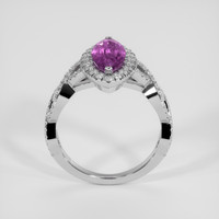 1.81 Ct. Purple Sapphire Ring, 14K White Gold 3
