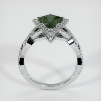 2.18 Ct. Sapphire Ring, 14K White Gold 3
