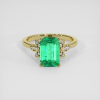 1.76 Ct. Purple Sapphire Ring, 18K White Gold 1