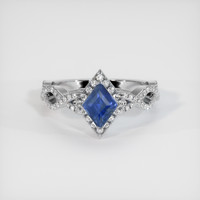 1.33 Ct. Sapphire Ring, 18K White Gold 1