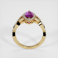 1.81 Ct. Purple Sapphire Ring, 10K Yellow Gold 3