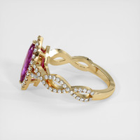 1.81 Ct. Purple Sapphire Ring, 10K Yellow Gold 4