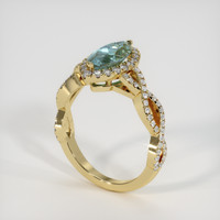 1.60 Ct. Gemstone Ring, 14K Yellow Gold 2