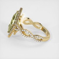 3.20 Ct. Sapphire Ring, 18K Yellow Gold 4