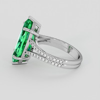 4.64 Ct. Emerald Ring, Platinum 950 4