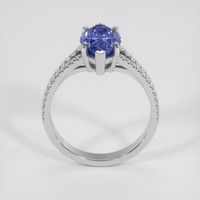 2.90 Ct. Blue Sapphire Ring, Platinum 950 3