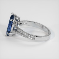 1.76 Ct. Bluish Purple Sapphire Ring, Platinum 950 4