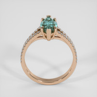 2.65 Ct. Bi Color Sapphire Ring, 14K Rose Gold 3