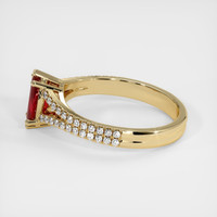 0.76 Ct. Ruby Ring, 14K Yellow Gold 4