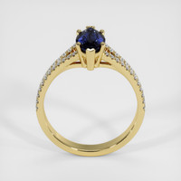 1.28 Ct. Blue Sapphire Ring, 14K Yellow Gold 3