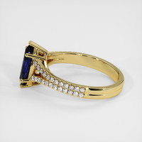 1.28 Ct. Blue Sapphire Ring, 14K Yellow Gold 4