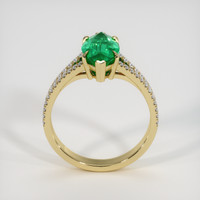 2.04 Ct. Emerald Ring, 18K Yellow Gold 3