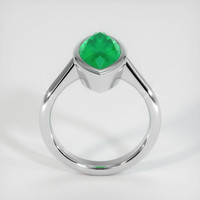 2.97 Ct. Emerald Ring, Platinum 950 3