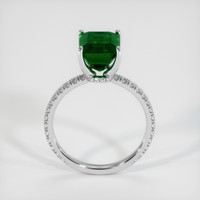 2.76 Ct. Emerald Ring, Platinum 950 3