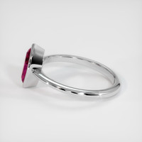 1.24 Ct. Ruby Ring, Platinum 950 4