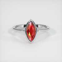 1.50 Ct. Ruby Ring, Platinum 950 1