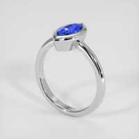 1.53 Ct. Blue Sapphire Ring, Platinum 950 2