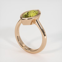 3.24 Ct. Gemstone Ring, 14K Rose Gold 2