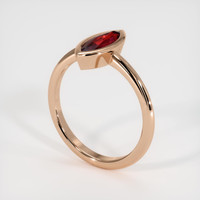 1.13 Ct. Ruby Ring, 14K Rose Gold 2