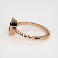 0.57 Ct. Ruby Ring, 14K Rose Gold 4