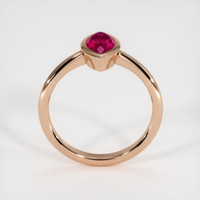 1.24 Ct. Ruby Ring, 14K Rose Gold 3