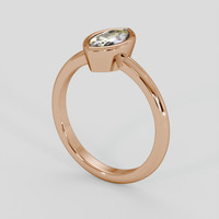 1.12 Ct. Bi Color Sapphire Ring, 18K Rose Gold 2