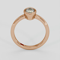 1.12 Ct. Bi Color Sapphire Ring, 18K Rose Gold 3