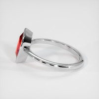 1.50 Ct. Ruby Ring, 14K White Gold 4