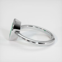 1.02 Ct. Emerald  Ring - 18K White Gold