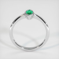 0.31 Ct. Emerald  Ring - 18K White Gold