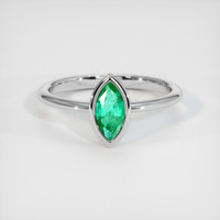 Emerald Ring 0.47 Ct., 18K White Gold Preview