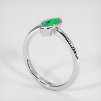 Emerald Ring 0.47 Ct., 18K White Gold Preview
