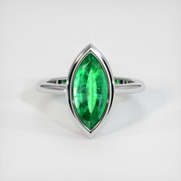 Emerald Ring 2.12 Ct., 18K White Gold Preview