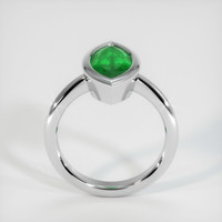 2.12 Ct. Emerald  Ring - 18K White Gold