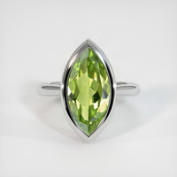 6.18 Ct. Gemstone Ring, 18K White Gold 1