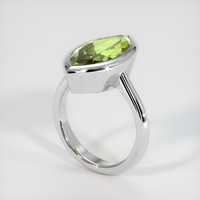 6.18 Ct. Gemstone Ring, 18K White Gold 2