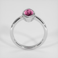 1.95 Ct. Purplish Pink Sapphire Ring, 18K White Gold 3